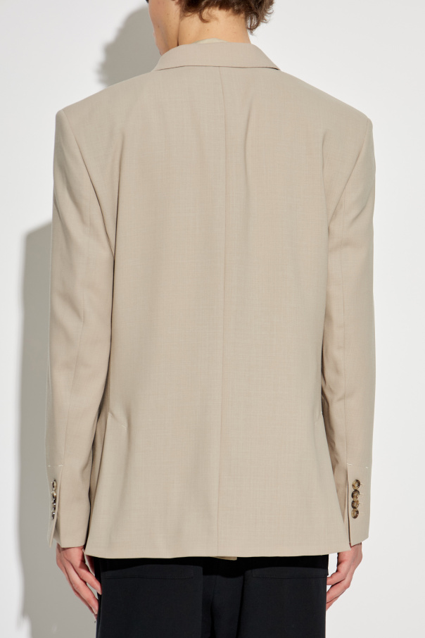 Beige Wool blazer Ami Alexandre Mattiussi - Vitkac France